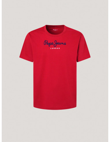 Camiseta Básica Logo Pepe Jeans PM508208 EGGO N