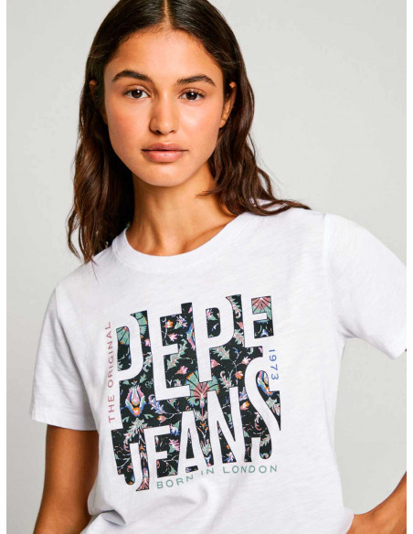Camiseta Logo Estampado Pepe Jeans PL505964 GLORIA