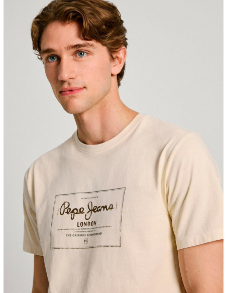 Camiseta Logo Estampado Pepe Jeans PM509650 SIMON TEE