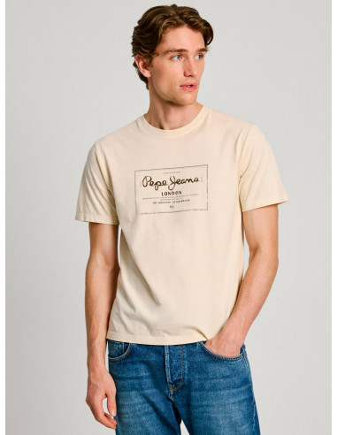 Camiseta Logo Estampado Pepe Jeans PM509650 SIMON TEE