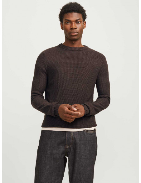 Jersey Punto Combinado Jack&Jones 12258569 JJROY KNIT CREW NECK