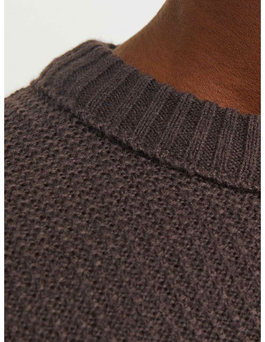 Jersey Punto Combinado Jack&Jones 12258569 JJROY KNIT CREW NECK