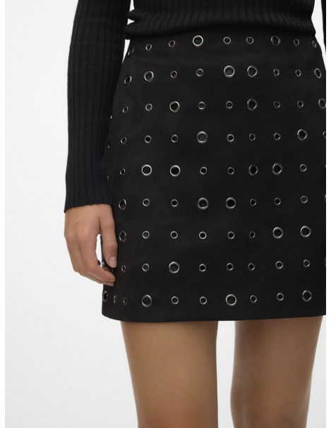 FALDA MINI VEROMODA 10313908 VMMALUA MW SHORT FAUX SUEDE SKIRT 2