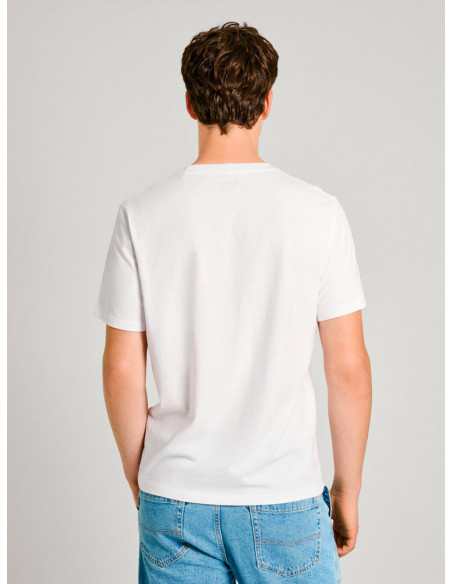 Camiseta Básica Logo Pepe Jeans PM509206 CONNOR