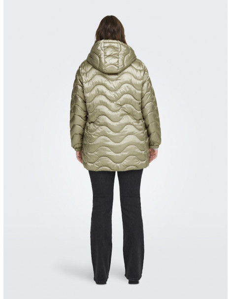 CHAQUETA ACOLCHADA ONLY CARMAKOMA 15323081 CARVEGA WAVE QUILTED COAT OTW 2