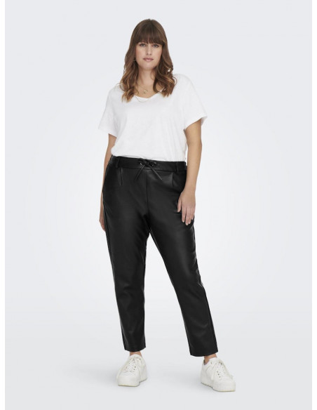 Pantalón Efecto Piel Only Carmakoma 15269751 CARGOLDTRASH LIFE EASY COATED PANT PNT