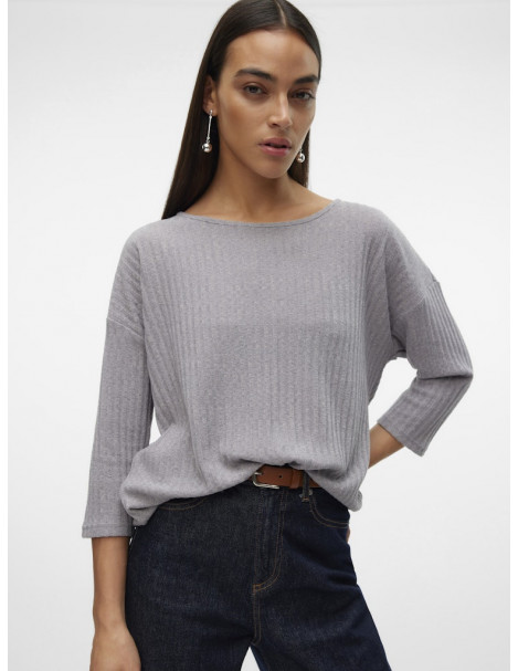 Jersey Punto Canale Vero Moda 10317848 VMBRITT 3/4 TOP GA JRS BOO 2