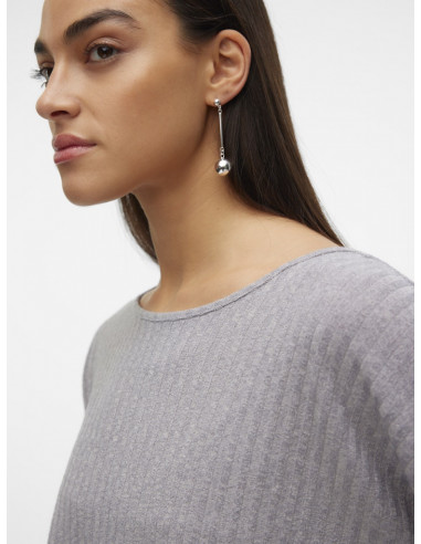 Jersey Punto Canale Vero Moda 10317848 VMBRITT 3/4 TOP GA JRS BOO