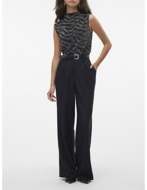 Pantalón Wide Leg Vero Moda 10318609 VMSELAH HW WIDE BELTED PANTS