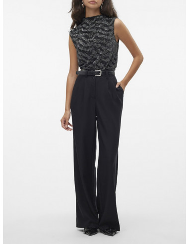 Pantalón Wide Leg Vero Moda 10318609 VMSELAH HW WIDE BELTED PANTS