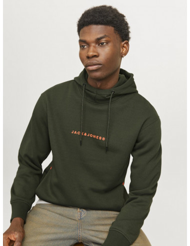 Sudadera Capucha Ajustable Jack&Jones 12257192 JJTREE SWEAT HOOD