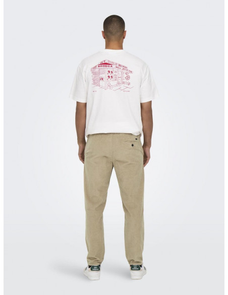 Pantalón Pana Only&Sons 22029790 ONSLINUS TAP CORDUROY 0185 PANT NOOS