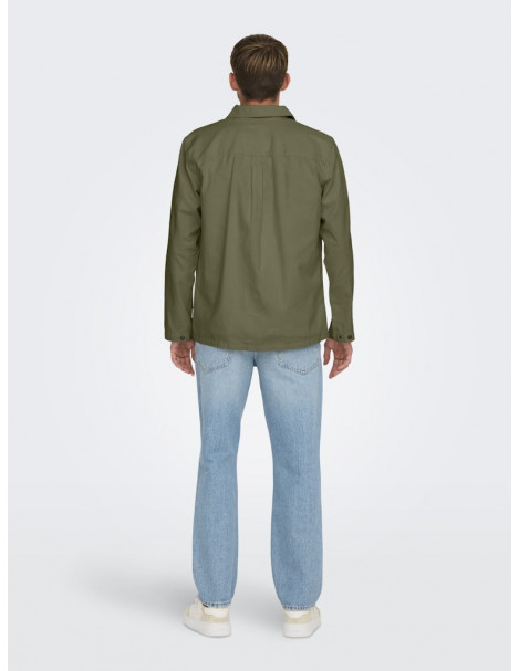 Sobrecamisa Regular Fit Only&Sons 22029768 ONSLEDGER LIFE CANVAS OVERSHIRT 2