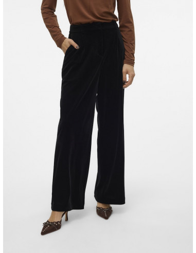 Pantalón Wide Leg Terciopelo Vero Moda 10321446 VMALLISON MW WIDE VELVET PANT