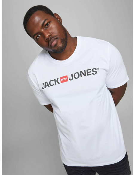 Camiseta Hombre Jack & Jones Plus 12184987 JJECORP LOGO TEE SS CREW NECK NOOS PS