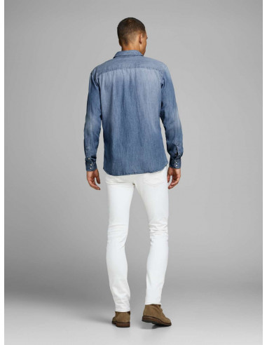 Camisa Denim Hombre Jack & Jones 12138115 JJESHERIDAN SHIRT L/S NOOS