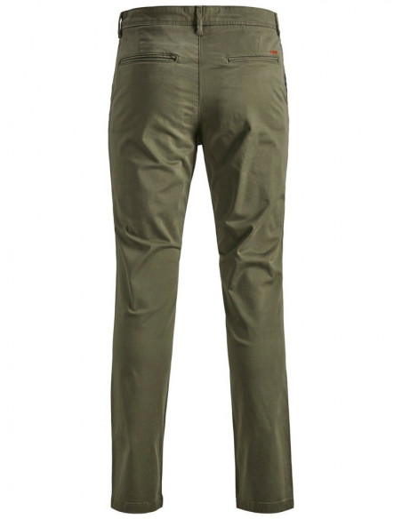 Pantalón Docker chico Jack  & Jones 12150161 JJIMARCO JJBOWIE SA OLIVE NIGHT NOOS